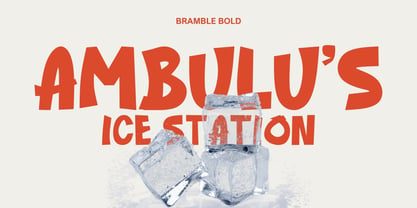 Bramble Bold Font Poster 6