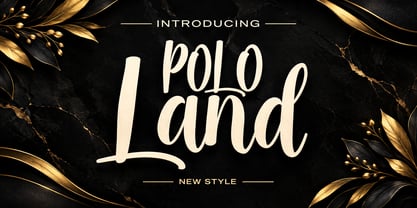 Polo Land Font Poster 1