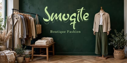 The Smoqite Font Poster 2