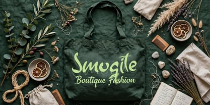 The Smoqite Font Poster 11