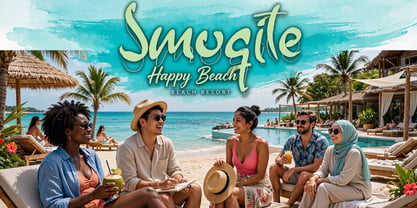 The Smoqite Font Poster 14