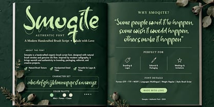 The Smoqite Font Poster 1