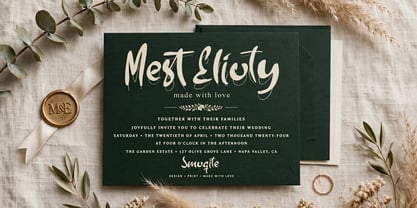 The Smoqite Font Poster 4