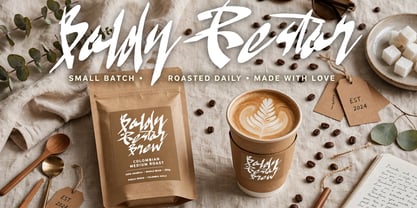 Boldy Restor Font Poster 13