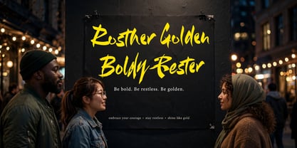Boldy Restor Font Poster 12