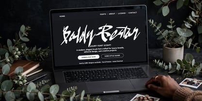 Boldy Restor Font Poster 10