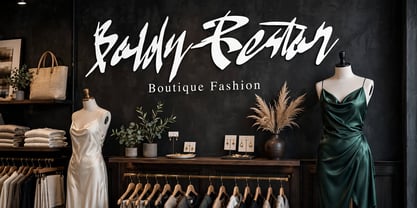 Boldy Restor Font Poster 4