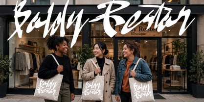 Boldy Restor Font Poster 14