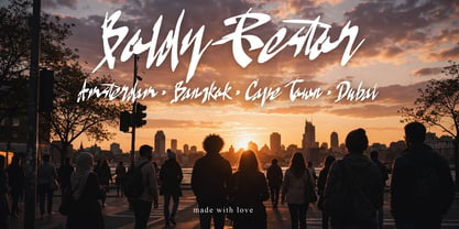 Boldy Restor Font Poster 9