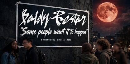 Boldy Restor Font Poster 3