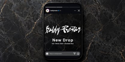 Boldy Restor Font Poster 8