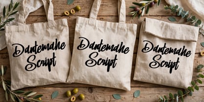 Dantemahe Script Font Poster 12