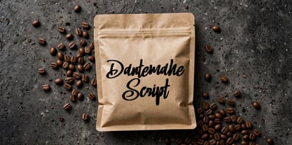 Dantemahe Script Font Poster 1