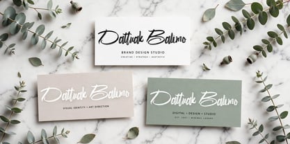 Dattuak Balimo Font Poster 8