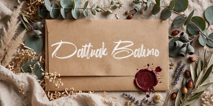 Dattuak Balimo Font Poster 11