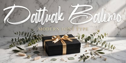 Dattuak Balimo Font Poster 14
