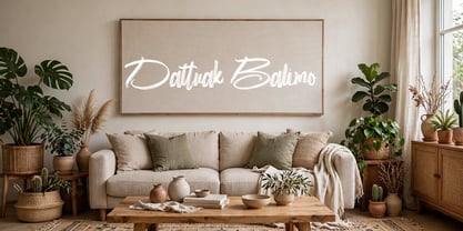 Dattuak Balimo Font Poster 9