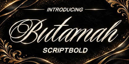 Butamah Font Poster 1