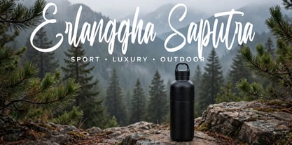 Erlanggha Saputra Font Poster 11