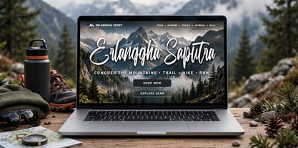 Erlanggha Saputra Font Poster 7