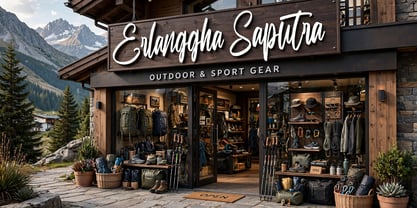 Erlanggha Saputra Font Poster 3