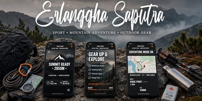 Erlanggha Saputra Font Poster 4