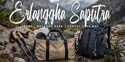 Erlanggha Saputra Font Poster 10