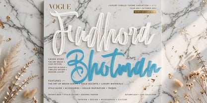 Fudhora Bhotman Font Poster 1