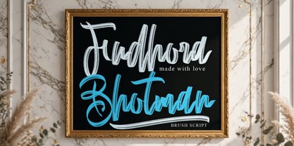 Fudhora Bhotman Font Poster 9