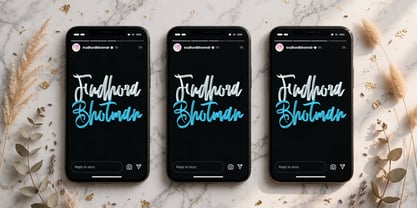 Fudhora Bhotman Font Poster 6