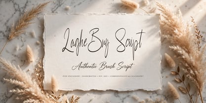 Laghe Buy Script Font Poster 1