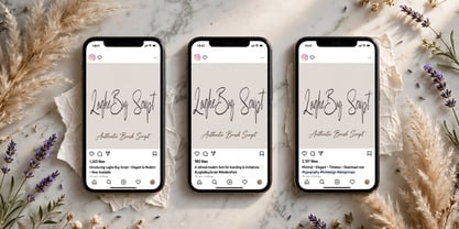 Laghe Buy Script Font Poster 10