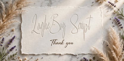 Laghe Buy Script Font Poster 6