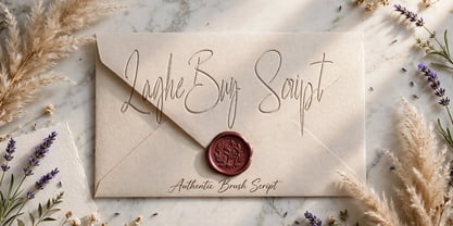 Laghe Buy Script Font Poster 9