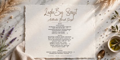 Laghe Buy Script Font Poster 5