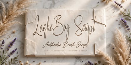 Laghe Buy Script Font Poster 11