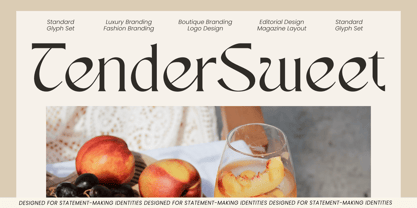 Tender Sweet Font Poster 1
