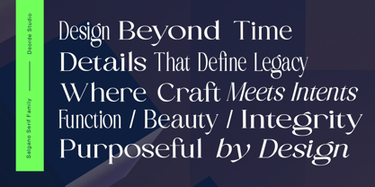 Salgano Font Poster 9