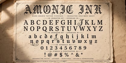 Amonic Ink Font Poster 15
