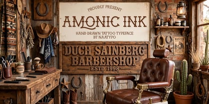 Amonic Ink Font Poster 14