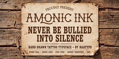 Amonic Ink Font Poster 6