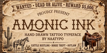 Amonic Ink Font Poster 1