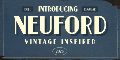 Neuford Font Poster 1
