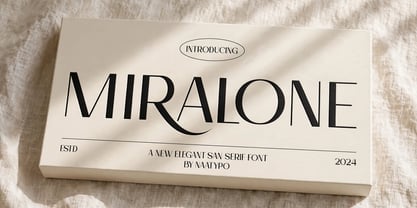 Miralone Font Poster 4