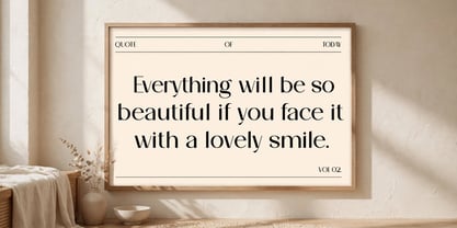Miralone Font Poster 2