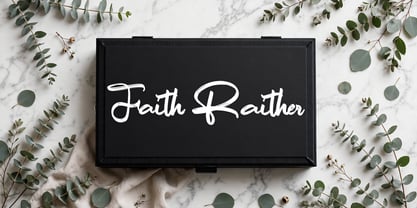Faith Raither Font Poster 3
