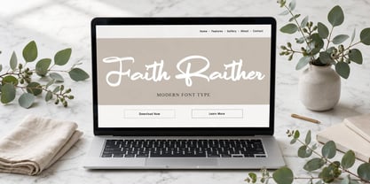 Faith Raither Font Poster 10
