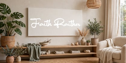 Faith Raither Font Poster 9