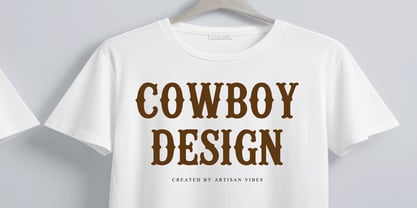 Rugged Western Font Poster 6