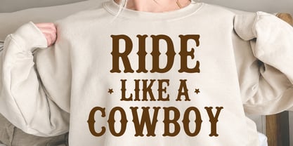 Rugged Western Font Poster 4